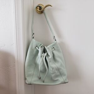 Vince Camuto light blue leather women's bag